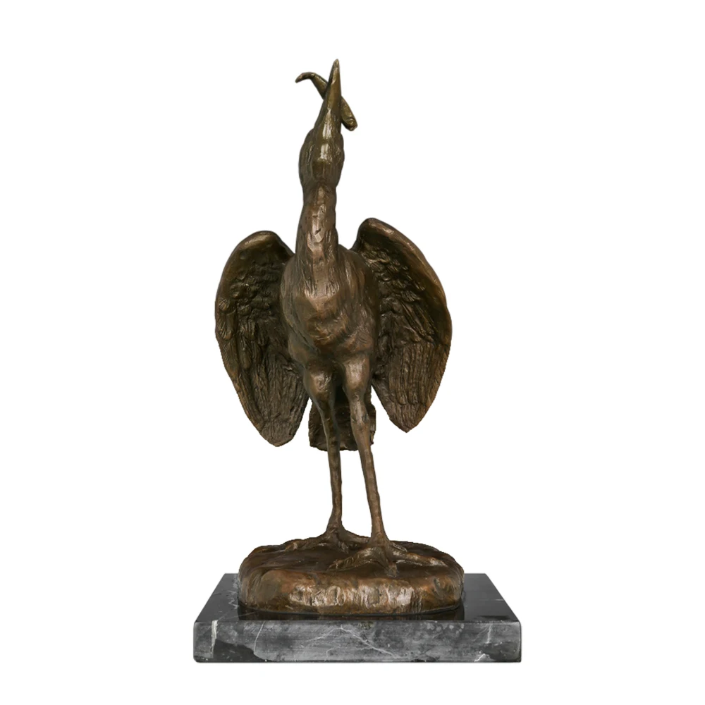 Статуэтка корморанта лидер продаж бронзовая скульптура в виде животных дикой