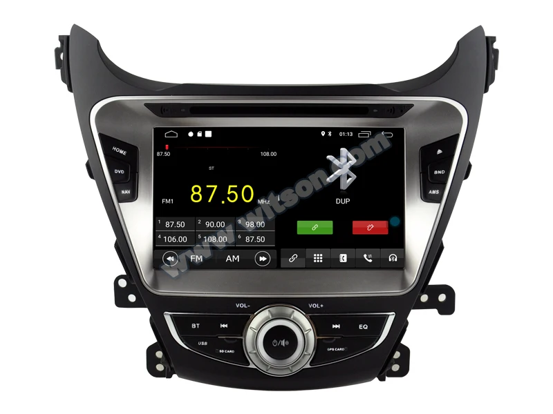 Автомобильная Мультимедийная система с GPS 8 &quotAndroid 10 радио плеер для Hyundai Elantra 2014 и