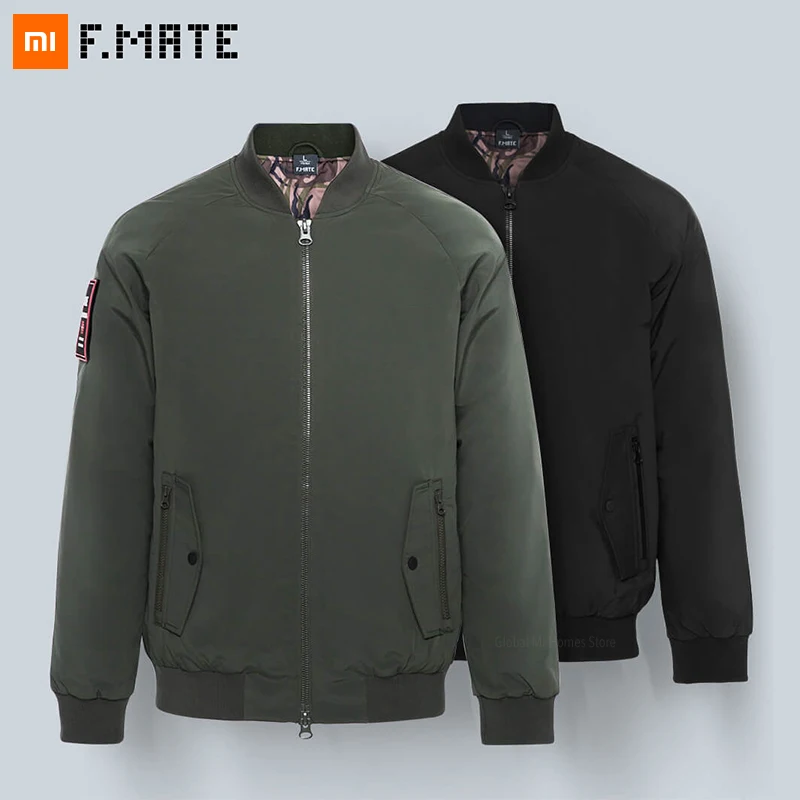 Хлопковая бейсбольная куртка Xiaomi Mijia Urban Air Force теплая камуфляжная в стиле ВВС