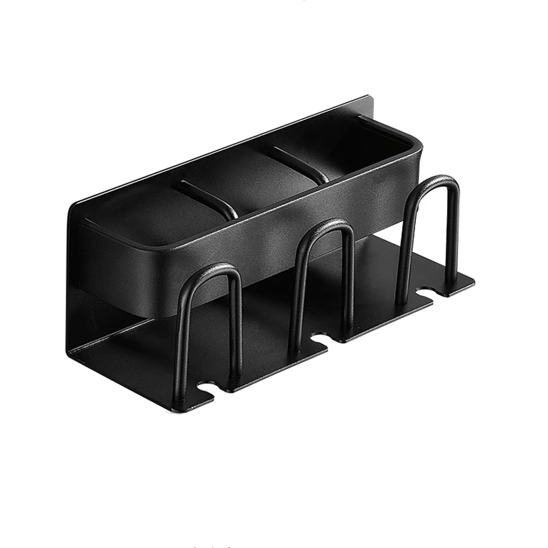 Wall Mounted Toothbrush Holder Aluminium Alloy Toothpaste Rack Bathroom Household Space Saving Accessories | Дом и сад