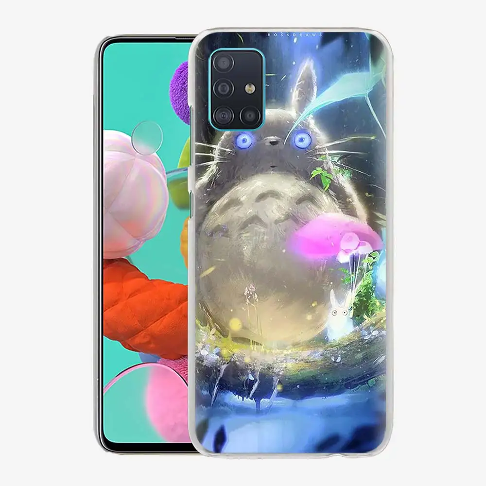 

Studio Ghibli Spirited Away Totoro Phone Case For Samsung Galaxy A51 A71 A31 A41 A21s A91 A12 A02s A42 5G Back Cover Coque Funda