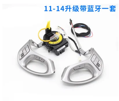 11-14 A 2011-14/17, круиз-контроль, руль, кнопки для hyundai ix35, с часами, весна, Bluetooth, Iphone, линия, кнопки скорости - Цвет: 11-14 A