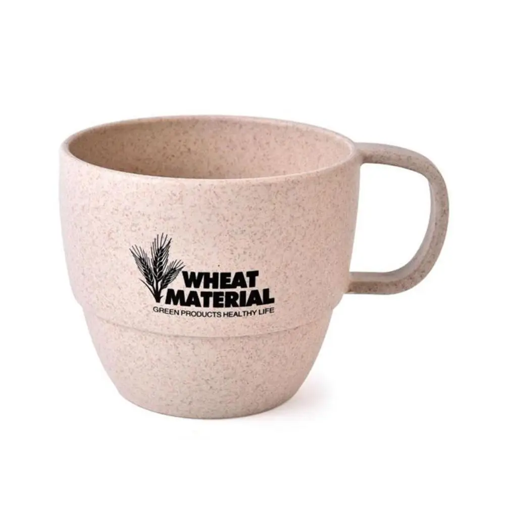 200ml Wheat Straw Round Cup Eco-friendly Material Drinkware Portable Biodegradable Coffee Milk Water Mug Tea L10 | Дом и сад