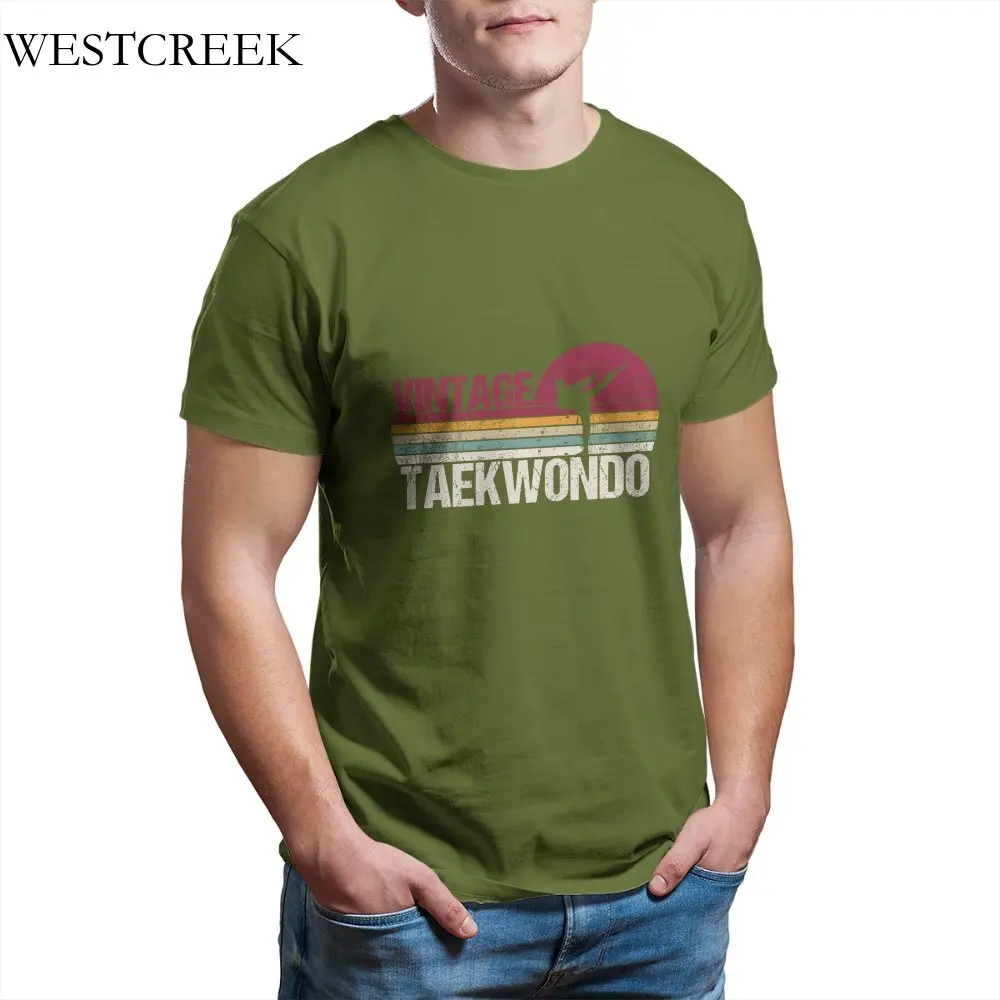 Оптовая продажа Винтажная Футболка WESTCREEK для тхэквондо-Тхэ Kwon Do летняя