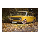 ВАЗ 2101, винтажный постер с изображением автомобиля, Картина на холсте, настенное искусство, современные украшения для дома