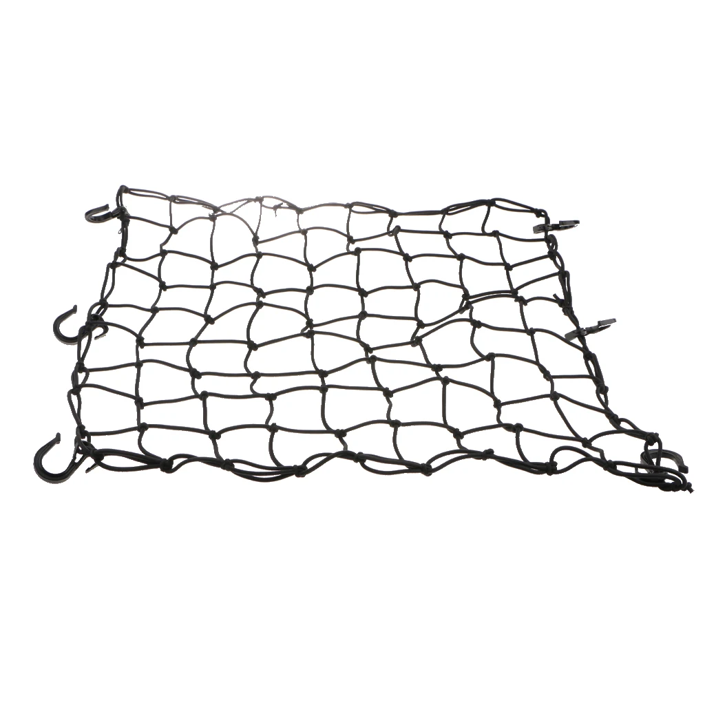 

60*60cm Roof Top Rack Elasticated Net Luggage Carrier Cargo Basket Holder
