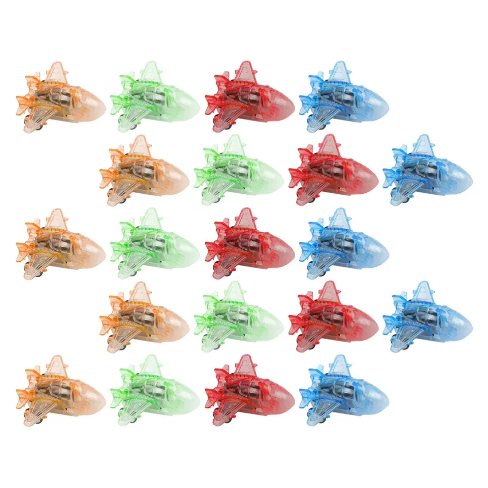 

20pcs Inertia Plane Back Plane Model for Children Kids (Random Color)