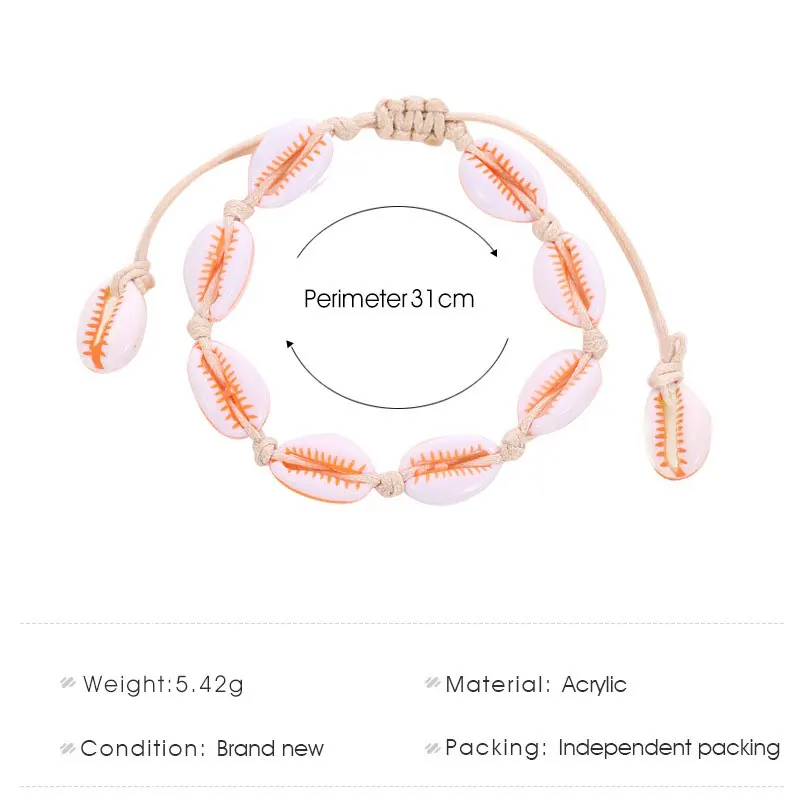 Hot Sale Colorful Natural Seashell Vsco Bracelets For Women Shell Beaded Strand Bracelet Best Friend Gifts Boho Accesorios Mujer | Украшения