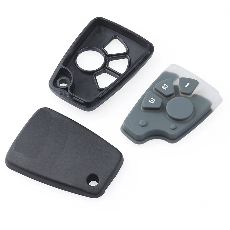 KEYECU 10 шт./лот Сменный Чехол для автомобильного ключа с 4 кнопками Fob Chevrolet Cruze Spark Onix
