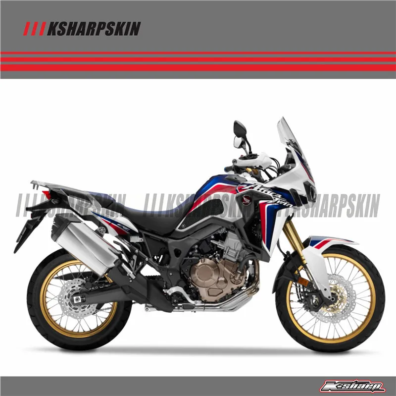 ADESIVI 3D Sticker Decal Emblem Protector Tank Pad grip For HONDA 2016 2017 2018 AFRICA TWIN CRF1000 | Автомобили и мотоциклы