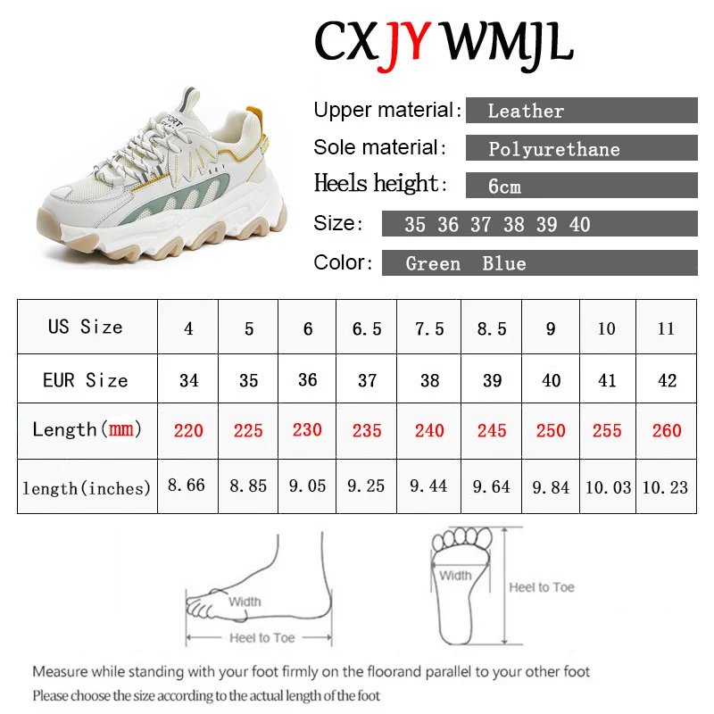 

2021 Spring New Women's Platform Sneakers Fashion Breathable Mesh Casual Shoes Ladies Retro Thick Bottom Vulcanized Shoes Female