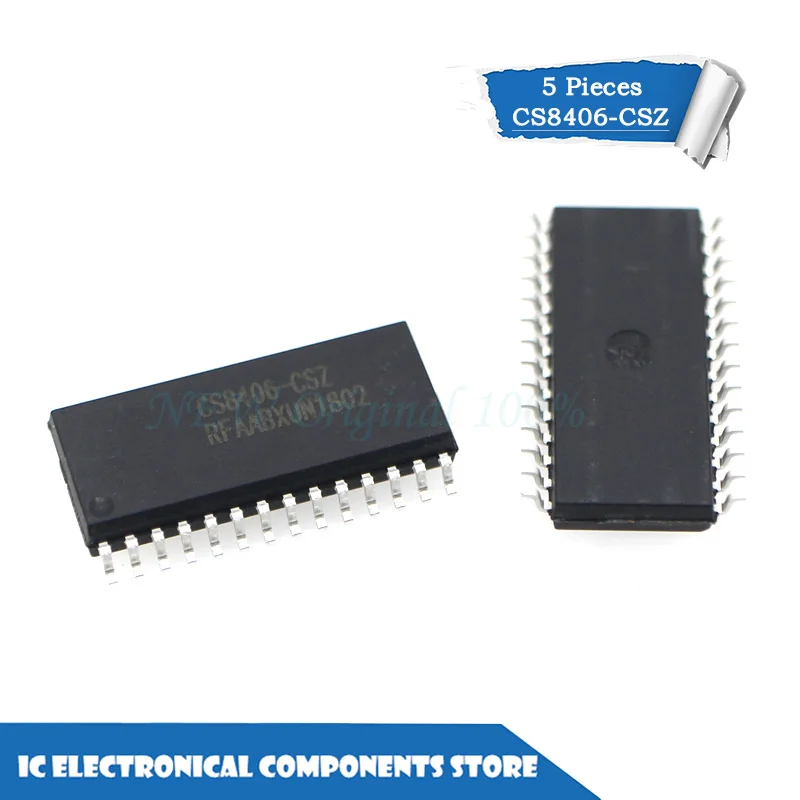 

New original CS8406-CSZ CS8406-CSZR SOP-28 IC 5pcs/lot