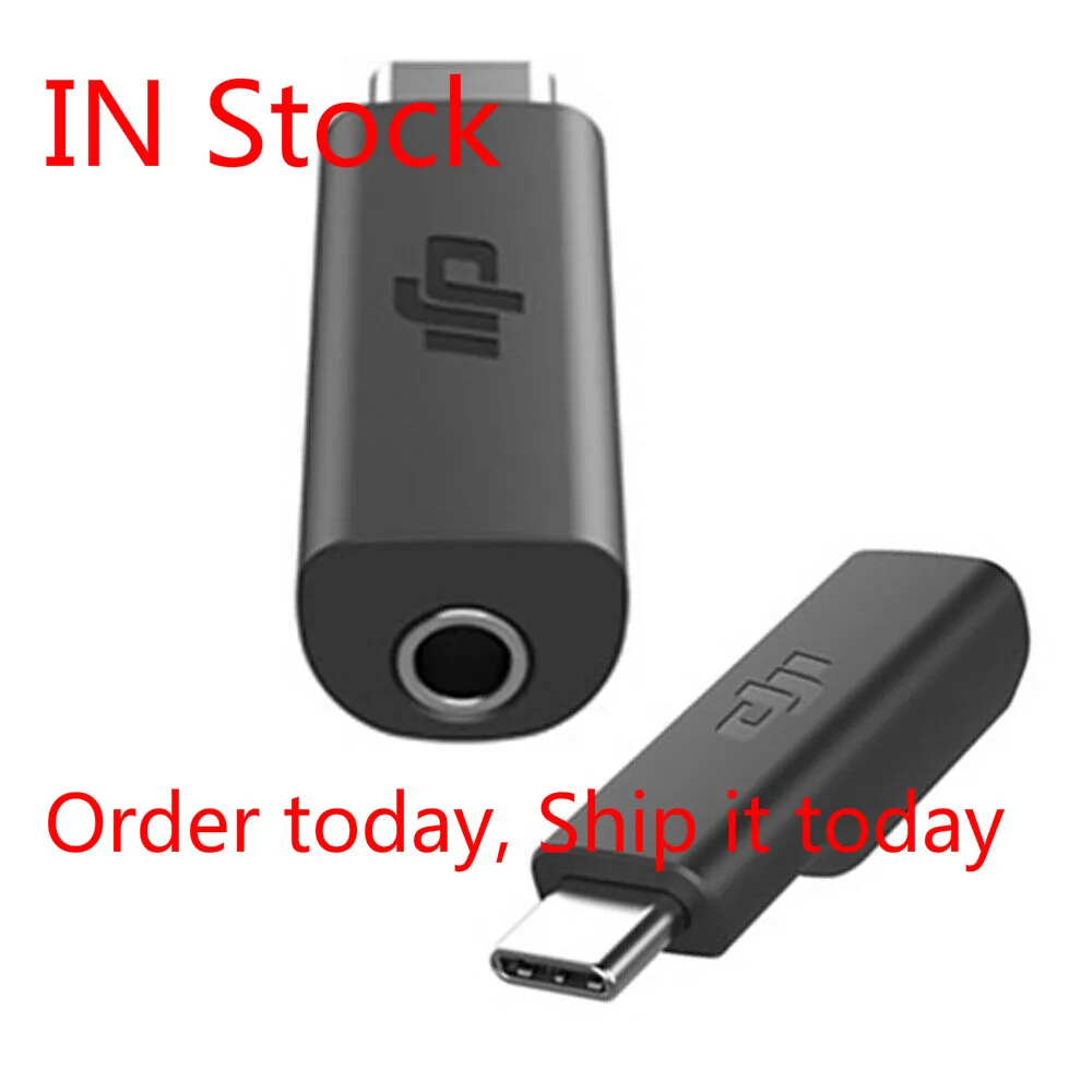 В наличии оригинальный DJI OSMO Карманный USB Type C до 3 5 мм микрофонный аудио адаптер