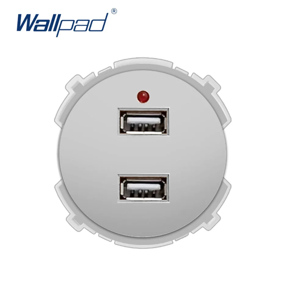 Настенная розетка Wallpad с 2 USB-портами Функциональная электрическая электрические