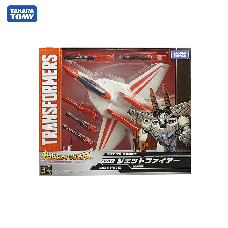 TAKARA TOMY Трансформеры LG07 автомобиль металлическая часть 25 см Jetfire Skyfire Autobots фигурка робот-трансформер Детские Подарочные игрушки