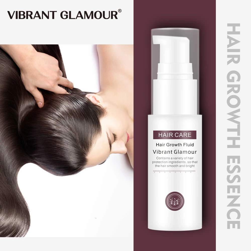

Эссенция для роста волос VIBRANTGLAMOUR, эфирное масло, жидкий спрей, питающий корни, плотный, блестящий, предотвращает выпадение волос, против вол...