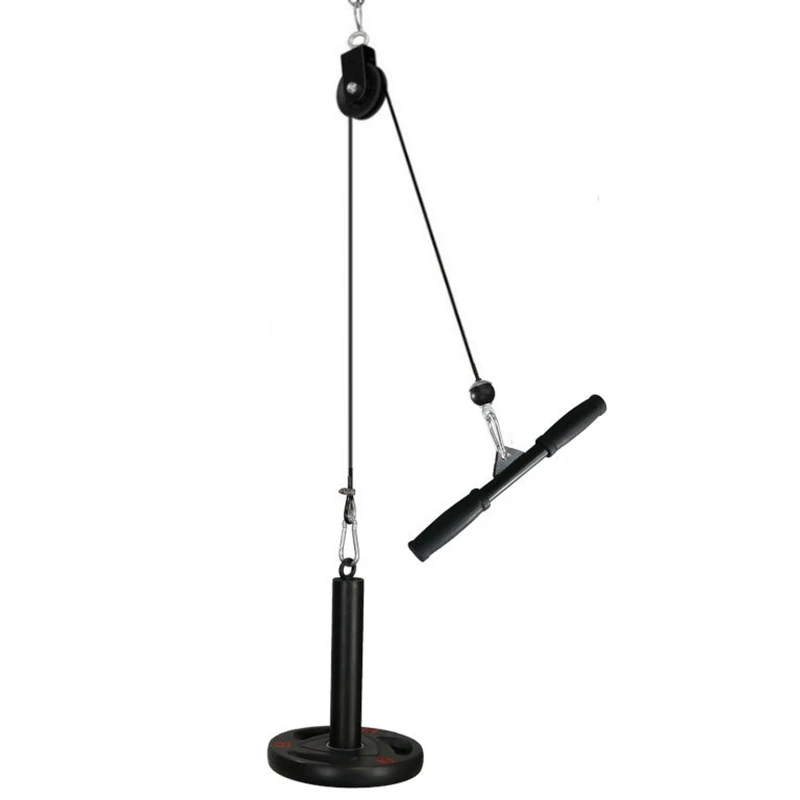 

Pull Down and Lift Pulley Pulley System Cable Machine with Loading Pin for Trcieps, Crossover DIY Home Gym Equipment