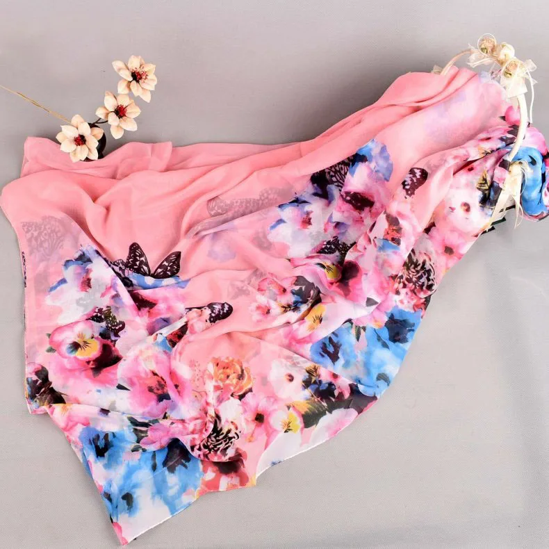 2020 200 см большой размер искусственная бабочка Шелковый квадратный хиджаб