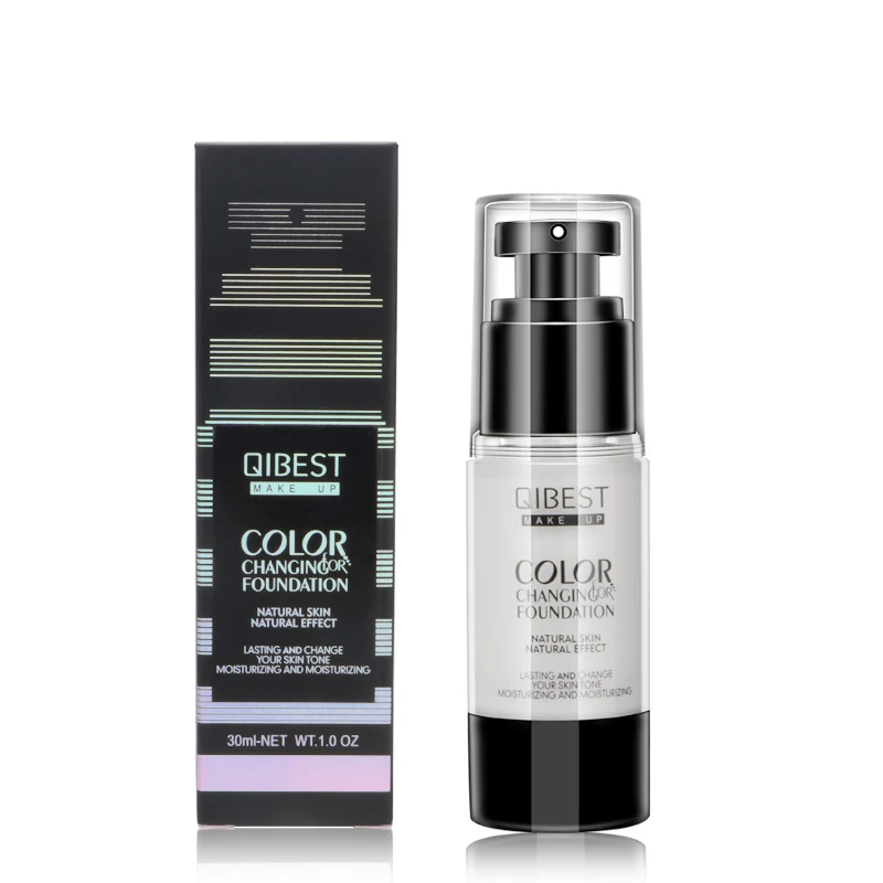 30 мл меняющая цвет основа для макияжа контроль жирности жидкость лица осветление