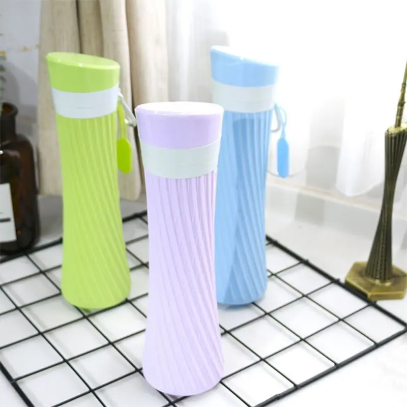 Складная Силиконовая бутылка для воды 500 мл | Дом и сад