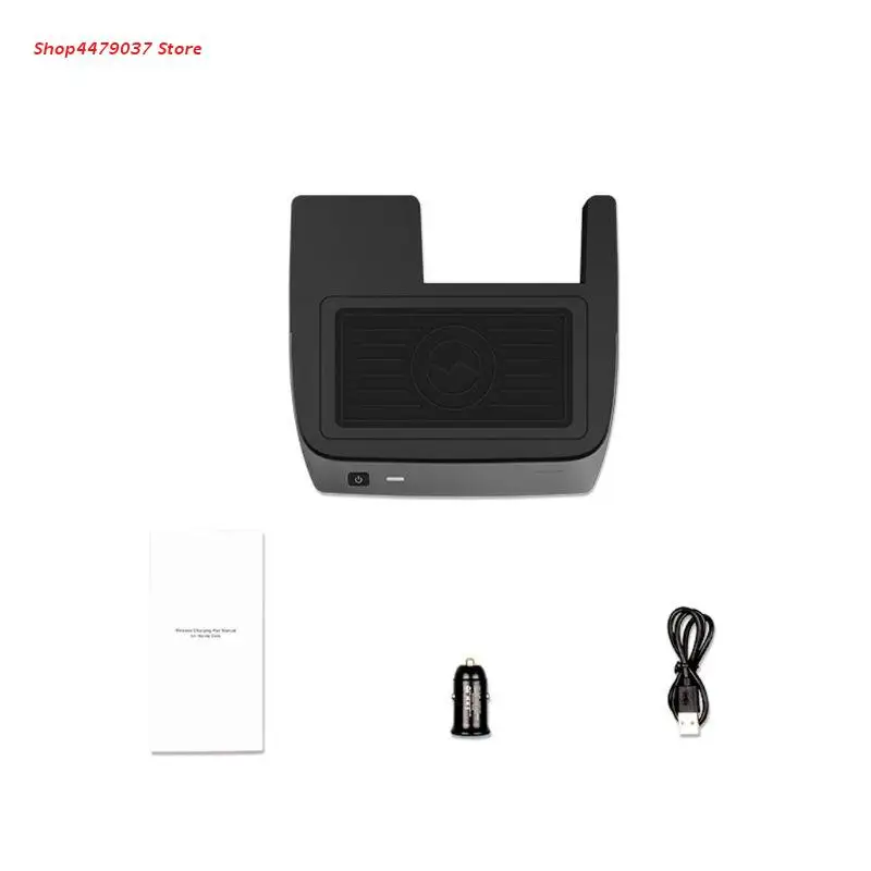 

Car Qi Wireless Charger Mobile Phone Charging Pad for honda Civic 2016- 2019 K1AF