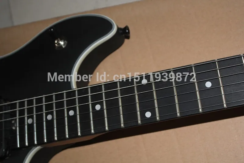Высокое качество Черный EVH Вольфганг Электрогитара гриф из черного дерева