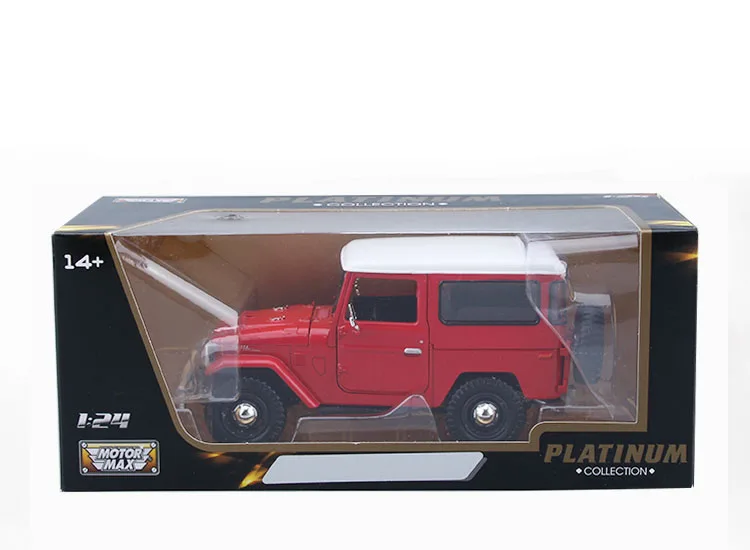 Модель автомобиля Toyota FJ40 модель из сплава Детская рождественские подарки