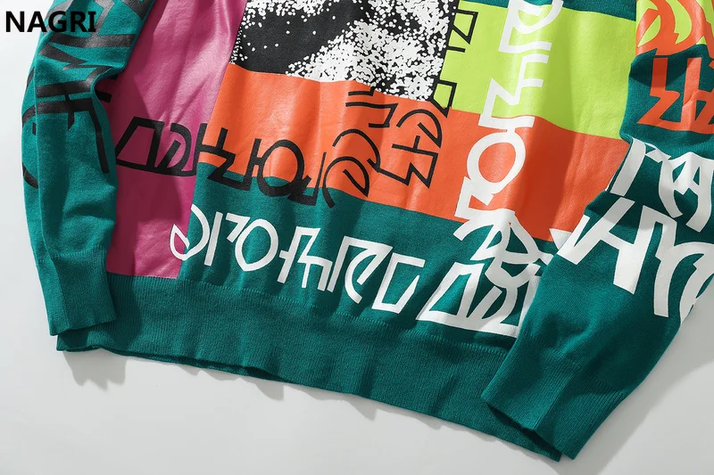Мужской уличная осенне-зимний свитер в стиле хип-хоп с объемным изображением каменного портрета, трикотажный пуловер для мужчин, теплый свитер для холодной погоды