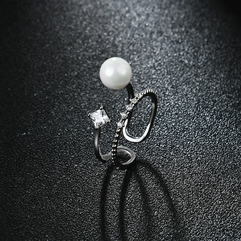 NJ2019 новые модные ювелирные изделия из жемчуга роскошные кольца настоящее