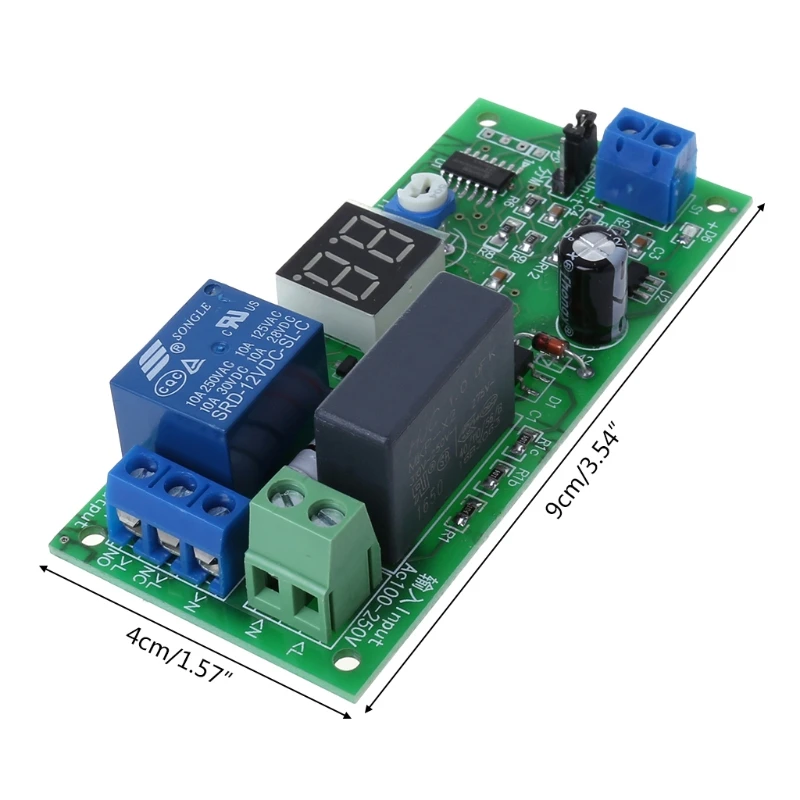 

P15D AC220V Delay Timer Switch Turn Off Board 0 Seconds-99 Minutes Delay Relay Module