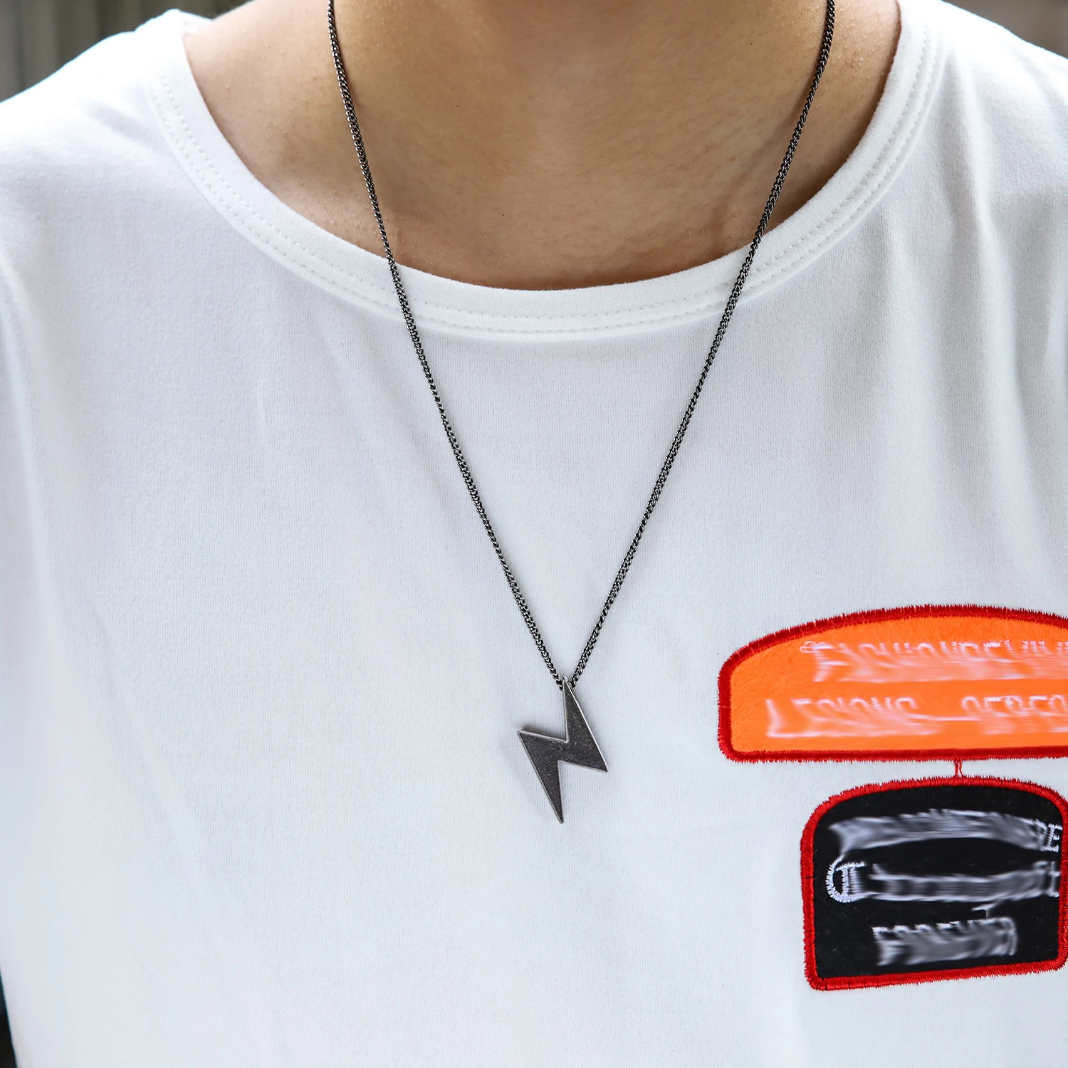 Трендовое Брендовое ожерелье с молнией для мужчин и женщин модное подвеской в