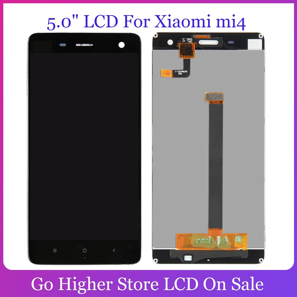 ЖК дисплей 5 0 дюйма для Xiaomi 4 MI4 MI дигитайзер + панель сенсорного экрана в сборе
