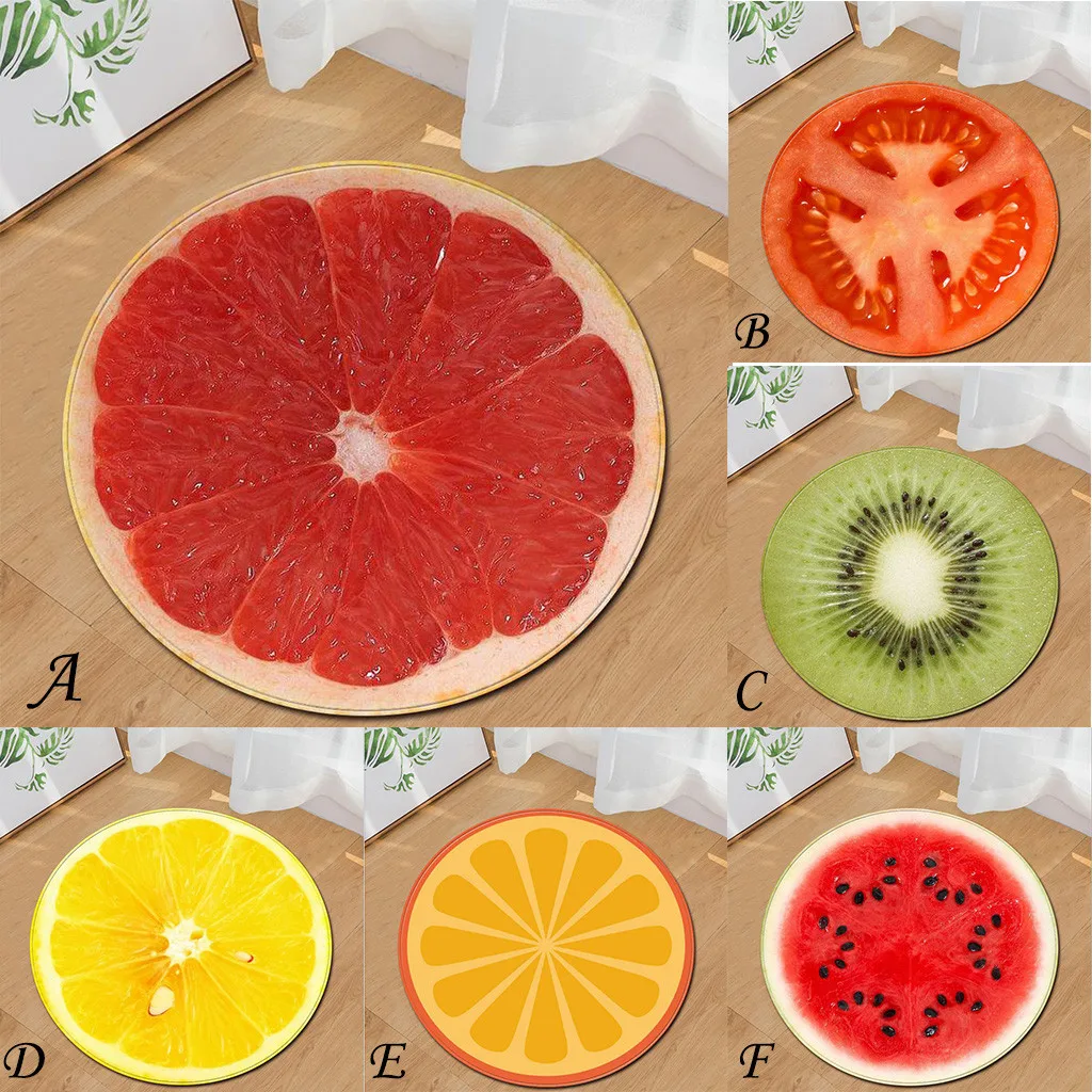 Флэш круглый фланелевый коврик для ванной комнаты 60 см Площадь Ковер детская