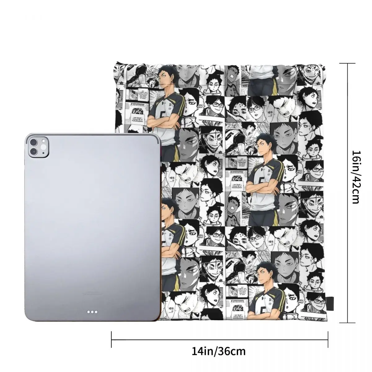 Akaashi Keiji Haikyuu Haikyu Drawstring Bags Hiking Unisex Waterproof Storage Organize Bundle Pocket Rope Bag | Багаж и сумки