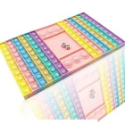 Новый большой размер Push-поп гигантский с играми красочные фиджеты игрушки простой диммер Антистресс игрушка Веселая семейная настольная игра попки