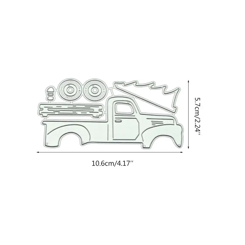 

Truck DIY Metal Cutting Dies Stencil Scrapbooking Album Paper Card Craft Decor
