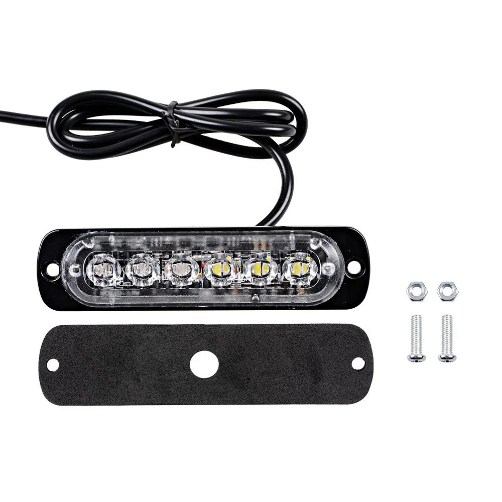 Автомобильная Стробоскопическая Лампа 6 светодиодов IP65 для поверхностного