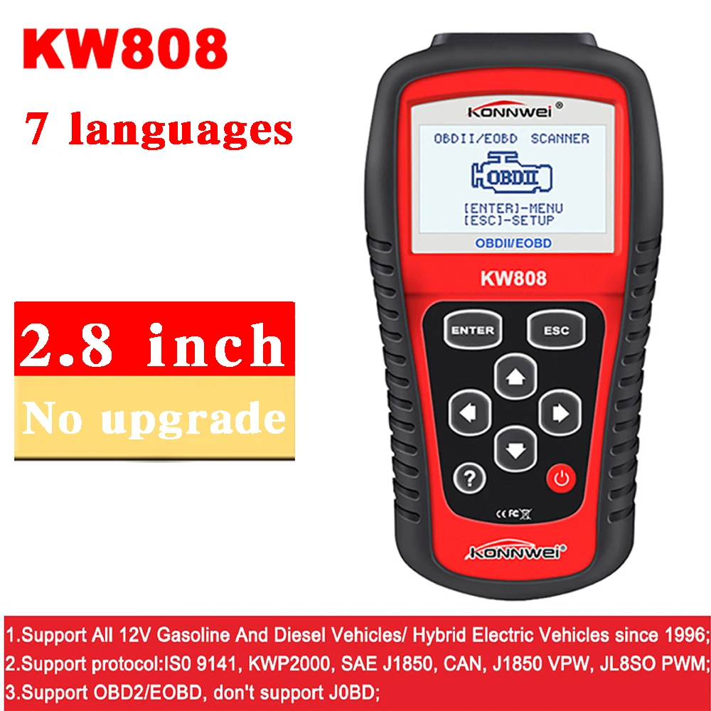 Автосканер konnwei kw808 отзывы