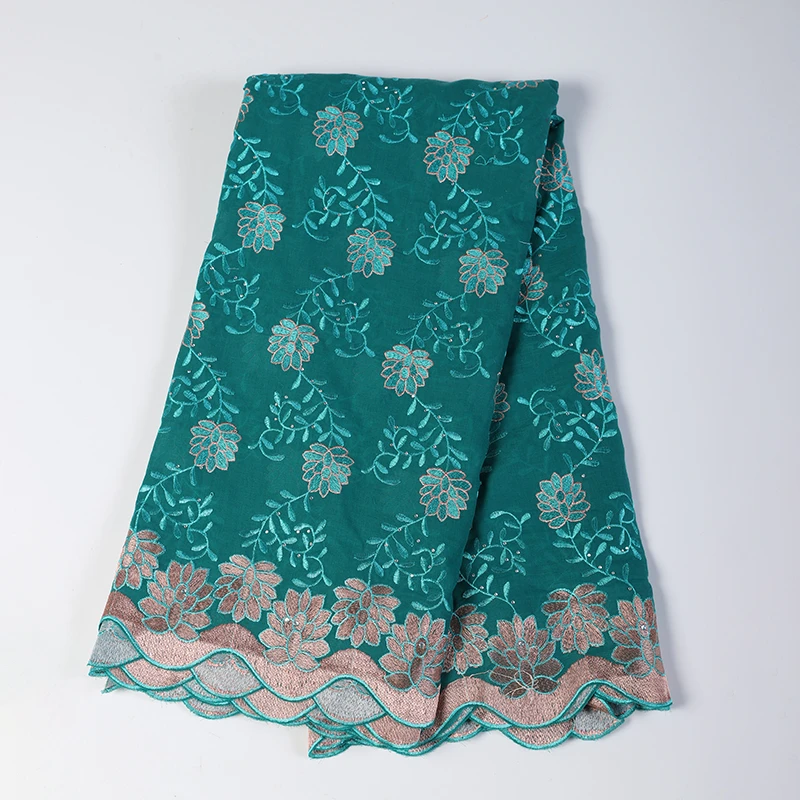 

Высокое качество 5 ярдов/партия африканская восковая кружевная ткань бисером нигерийские кружева вуаль ткань для свадебного платья DIY