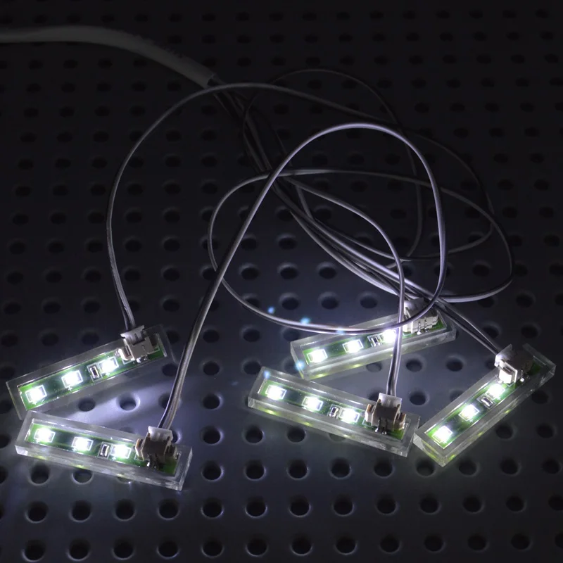 5 в 1 USB LED светильник блоки набор украшений кабельная арматура кубики MOC