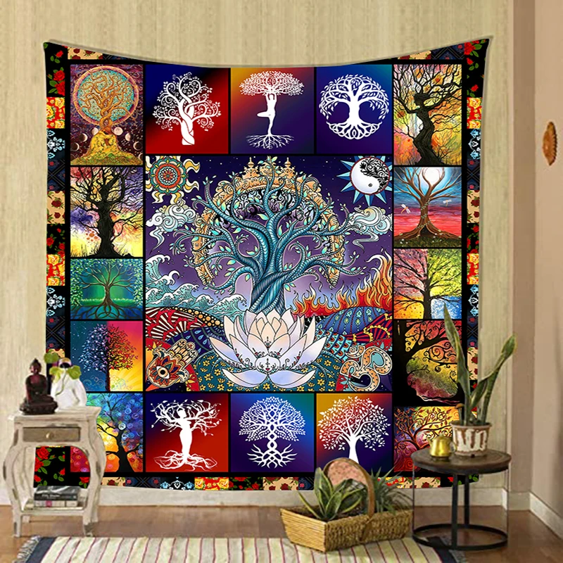 3D Printed Butterfly and Moon Wall Hanging Tapestry For Bedroom Decor Sandy Beach Throw Rug Blanket Travel Camping Mattress Mats | Мужская