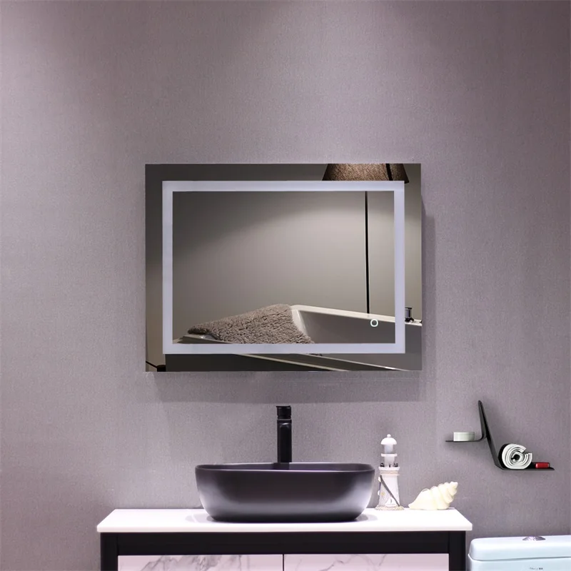 

Зеркало настенное для макияжа, 32x24 светодиодный, водонепроницаемое, IP67, встроенсветильник вая полоса