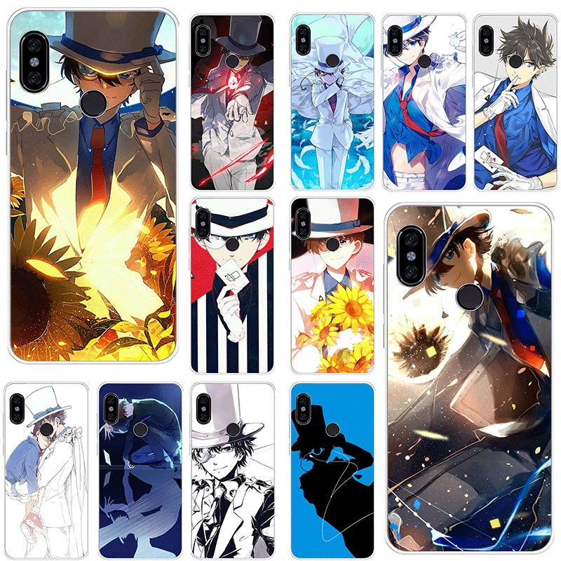 Мобильный телефон чехол для Xiaomi Redmi Note 4 4X 3 5 6 7 Pro 5A Жесткий Чехол Detective Conan KID |