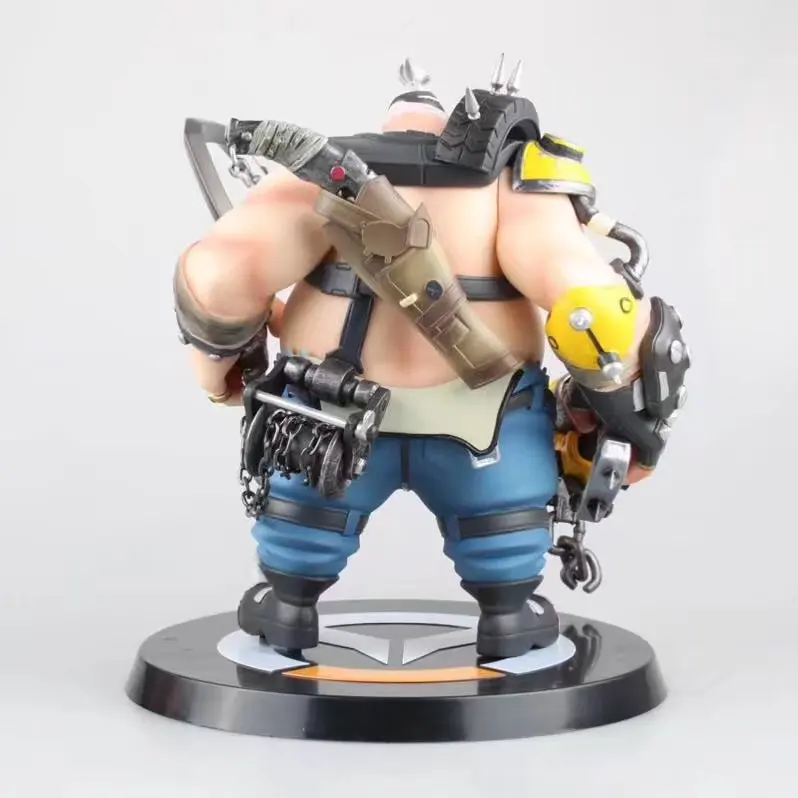

OW Figma Action-Figure-Model Overwatch ROADHOG 30cm PVC Anime-Figure Game Doll Kids-Gift