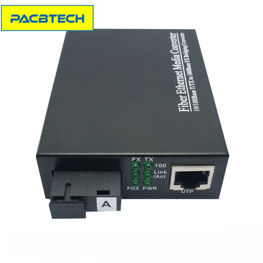 60 км 100 м Одномодовый одноволоконный 1490/Нм SC/UPC оптоволоконный медиа-конвертер