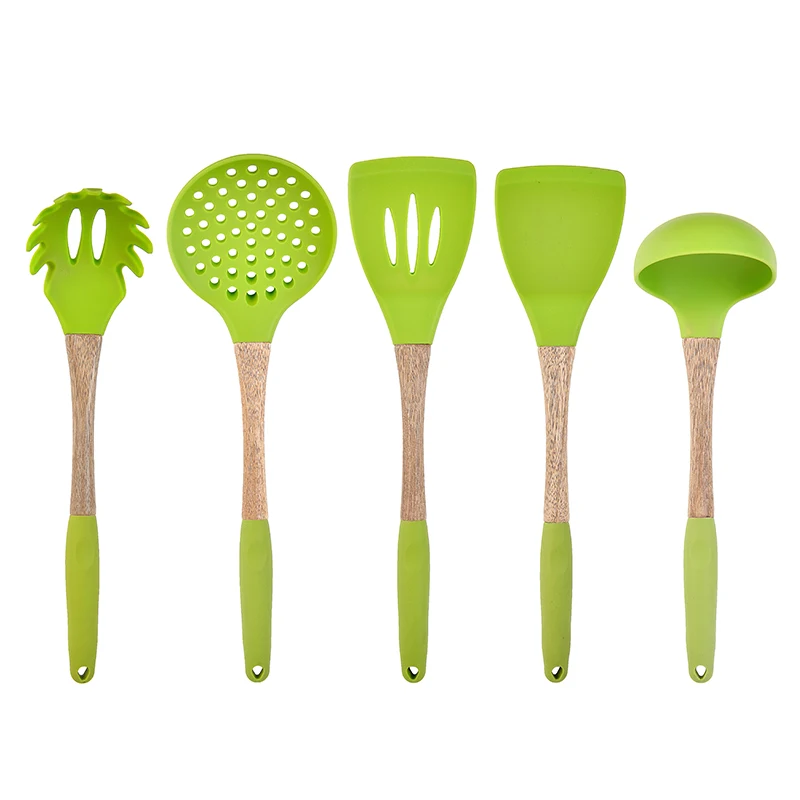 Пищевой силикагель и дерево акации плотная лопата ложка для спагетти супа утечки