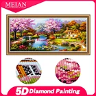 Meian Новый 5D алмазная живопись DIY вышивка крестиком вышивка Diamant мозаика полный квадратный горный хрусталь рождественские украшения для дома