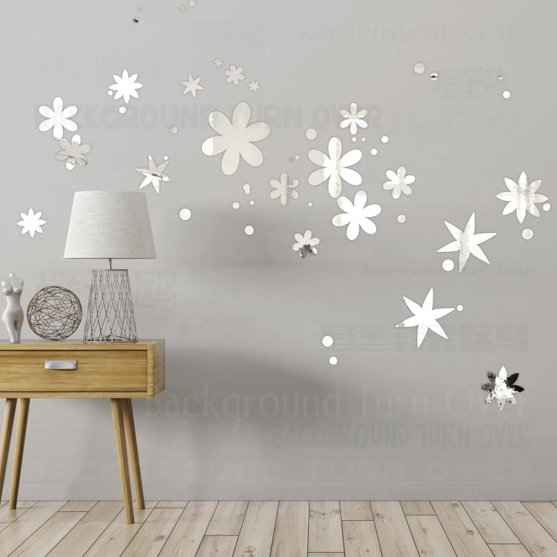 Мягкие зеркальные наклейки для домашних животных Наклейки декора спальни