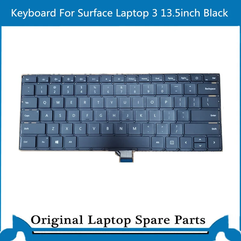 

Original Keyboard for Microsoft Surface Laptop 3 Laptop 4 13.5inch 1867 15inch 1873 US UK Version Tested Welll Black