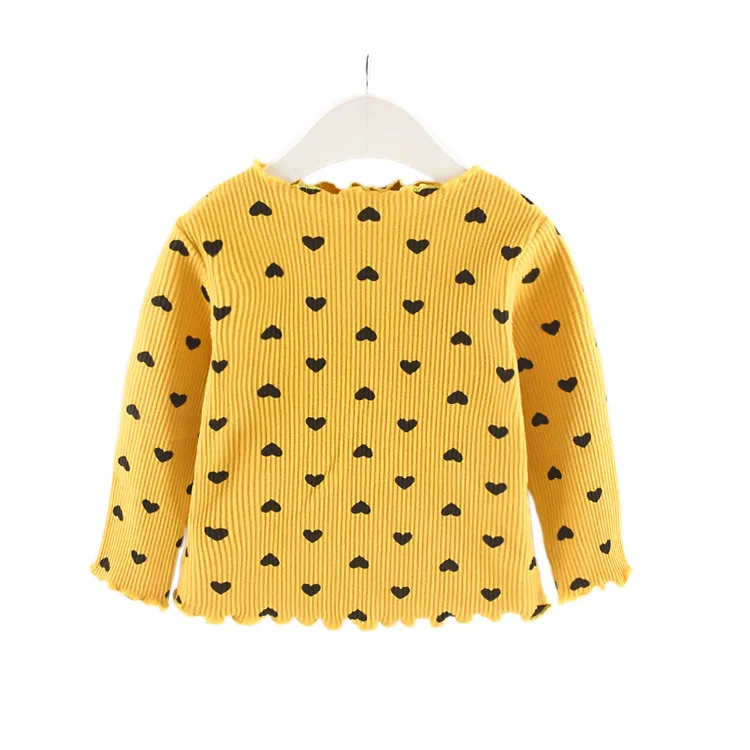 Весенне-осенний вельветовый костюм для маленьких девочек с надписью love и